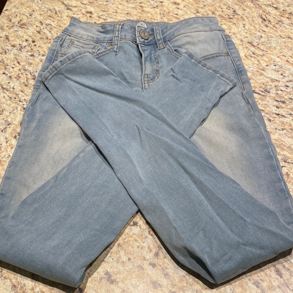 SO jeggings size 0 skinny jeans light blue